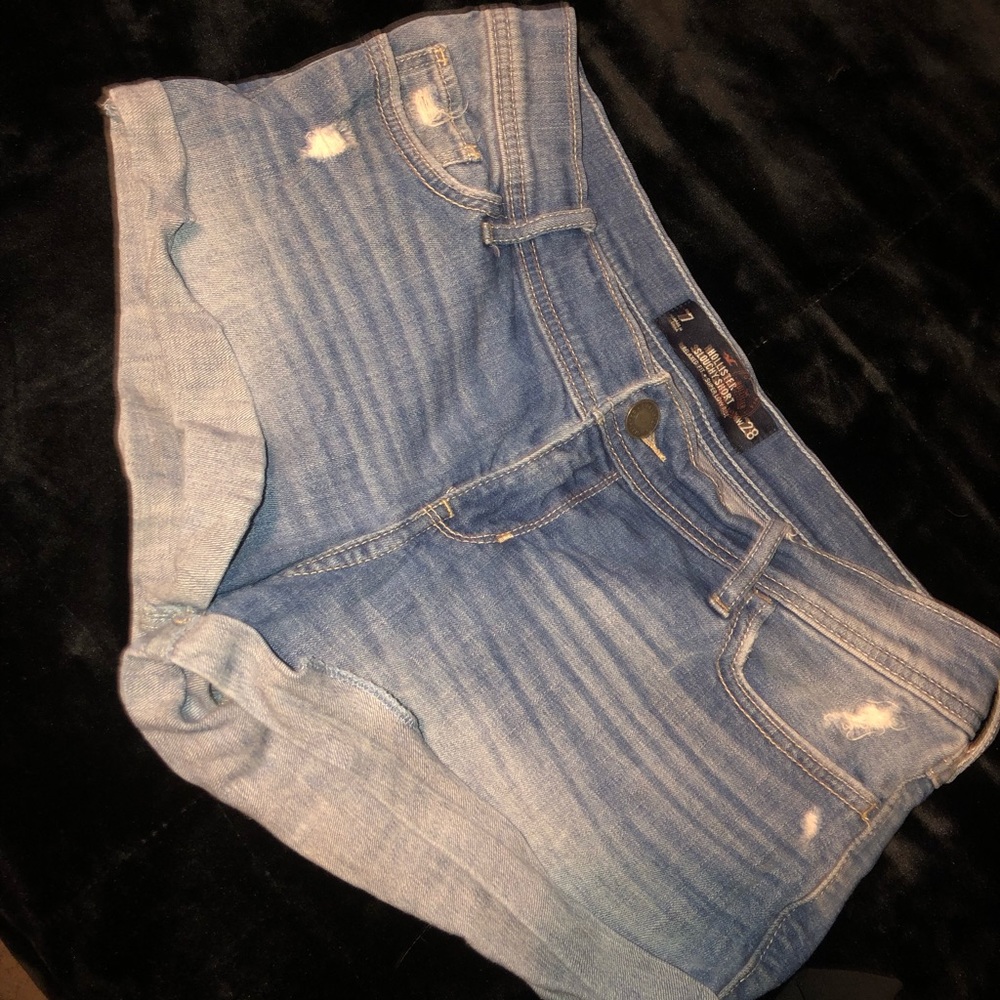 Hollister jean shorts
